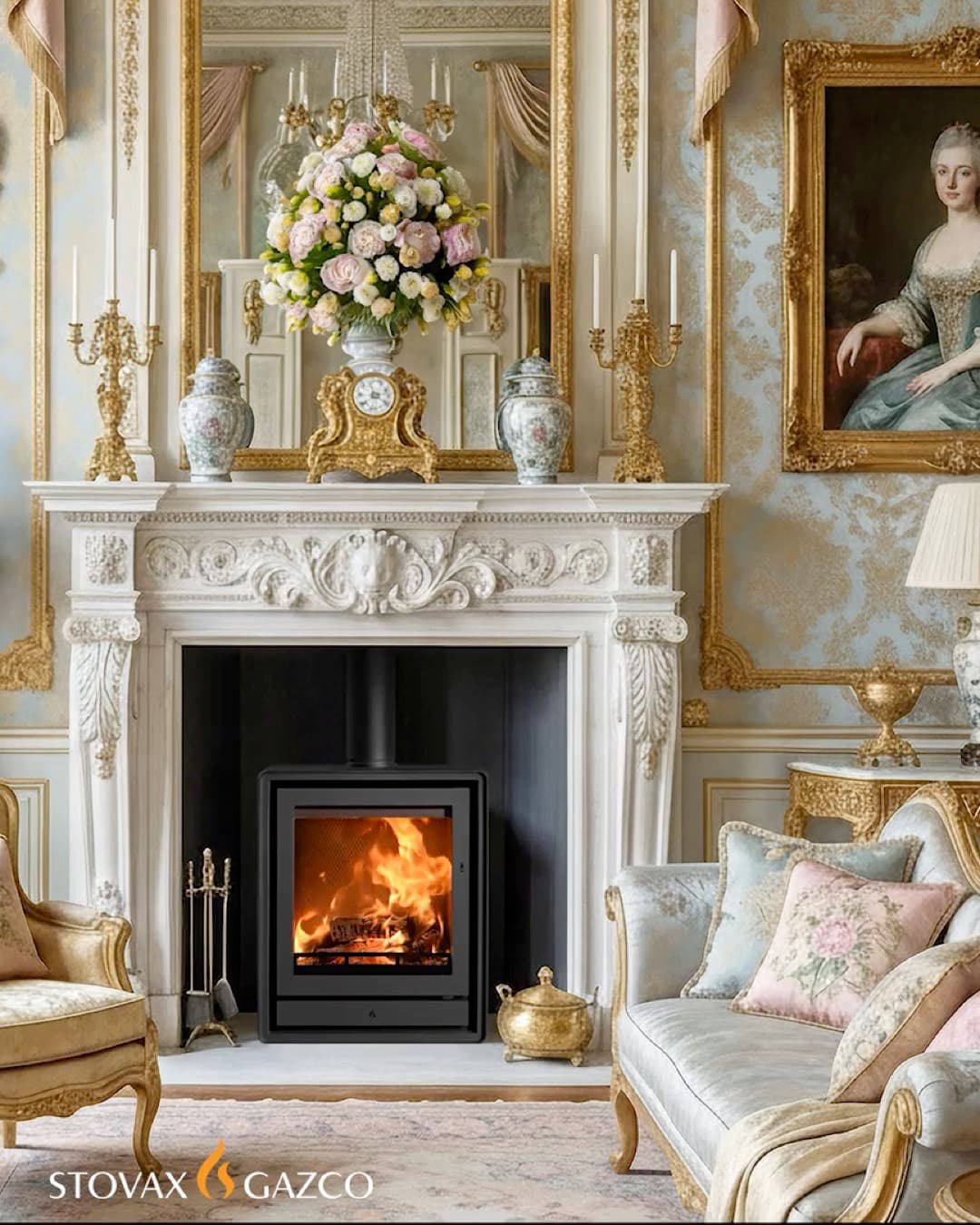 Stovax Riva2 Freestanding – Bridgerton-Inspired