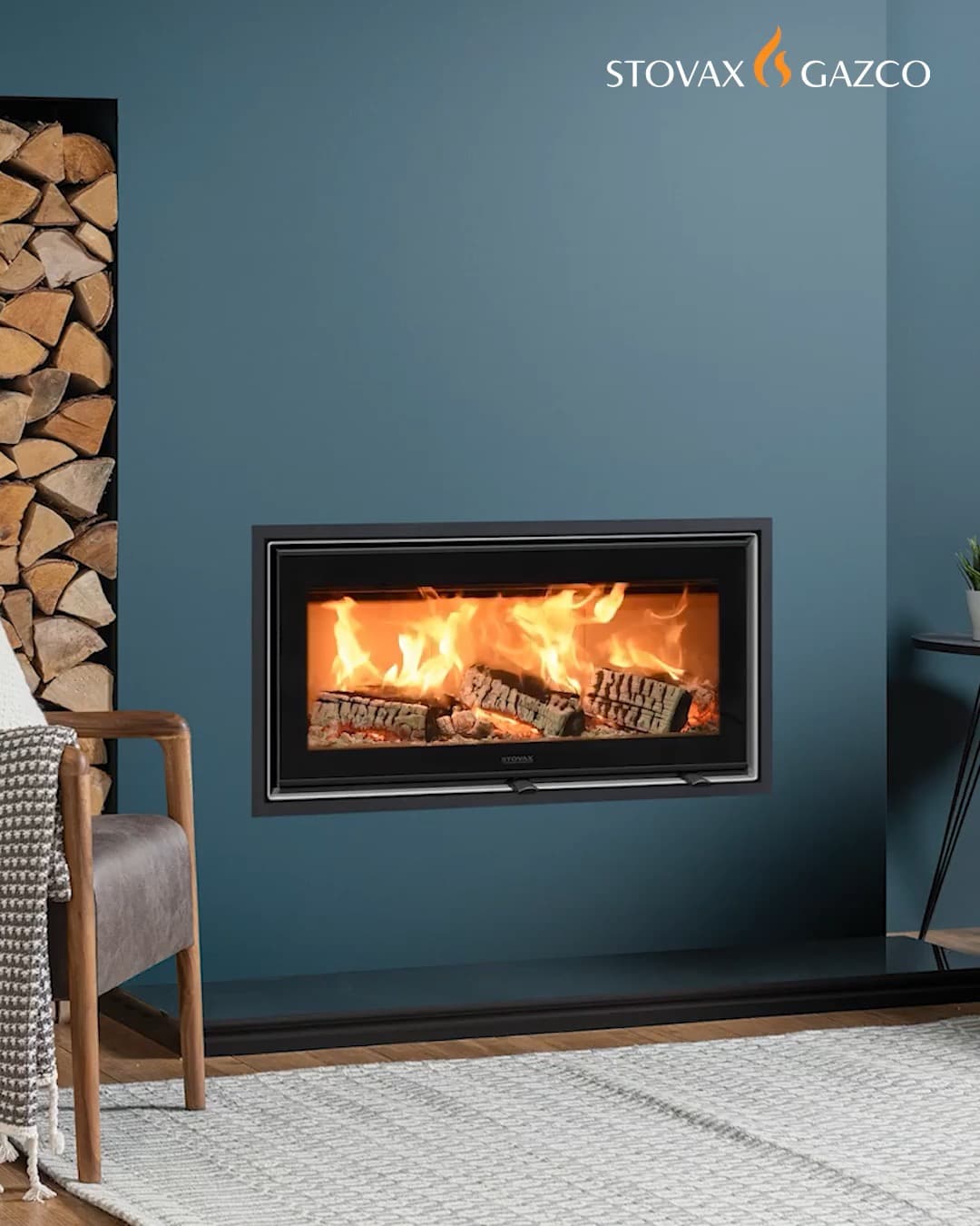 Stovax Studio Air 2 Edge+ Inset Fire