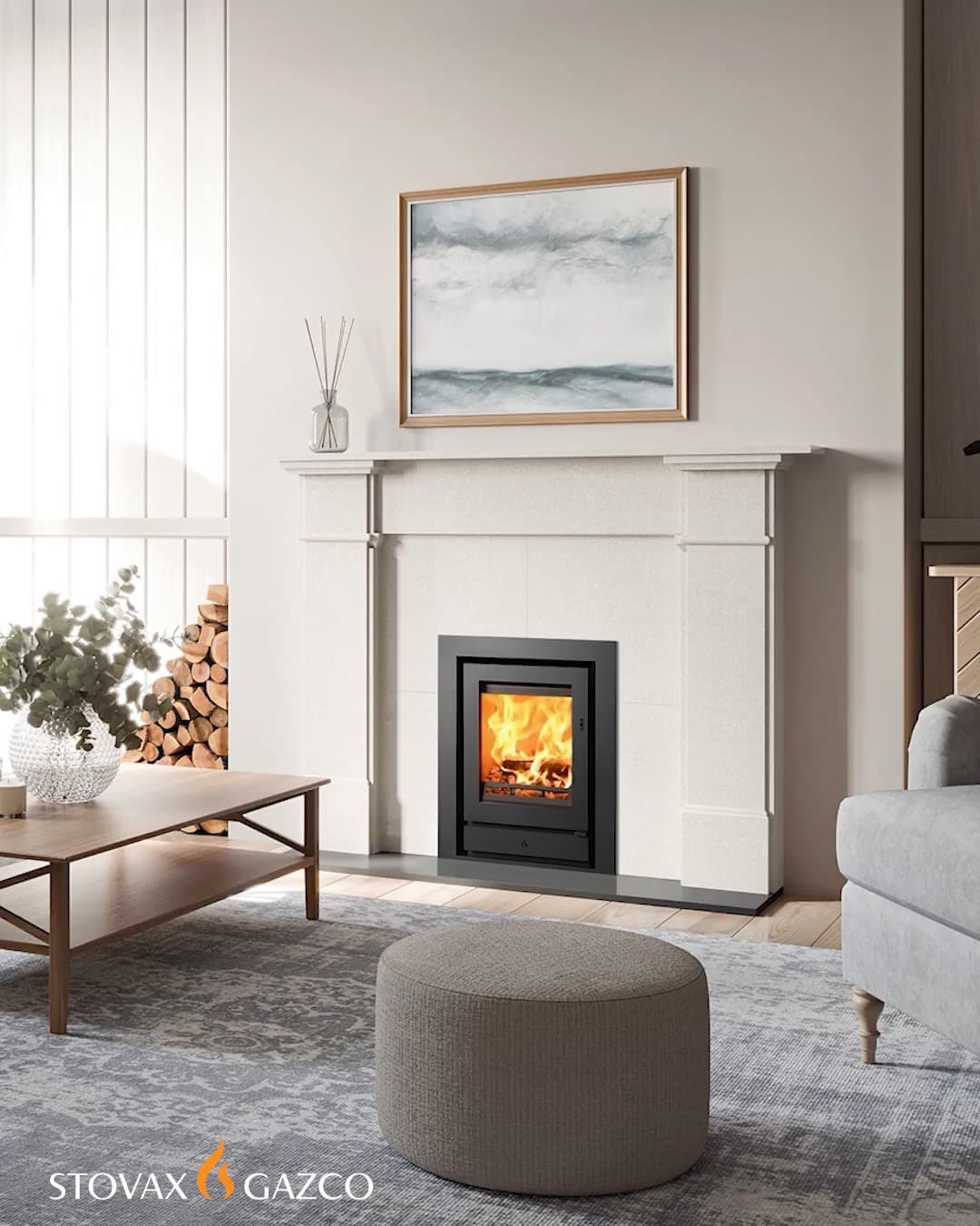 Riv2 40 Inset woodburning fire